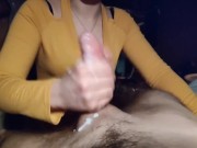 I Jerk My Stepbro's Hard Dick Huge Cumshot 16/16