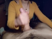 I Jerk My Stepbro's Hard Dick Huge Cumshot 5/16