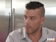 Horny Tenant Banged Hard by Kinky Landlords 4/16