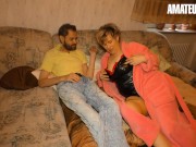 AMATEUREURO - BBW German Mature Rides Her Husband Hard 1/16