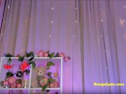 BongaCams girl lays on her back and enjoys pussyfuck with vibratoys 5/16