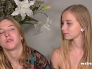 Authentischer Mädelssex mit zwei leidenschaftlichen Ersties Mädels 13/16