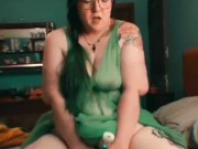 Soft And Sweet: Riding The Eagle and Cumming With My Hitachi Magic Wand 4/16