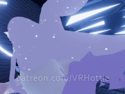 Slut Grinding With Lovense Has Shaking Orgasm Teasing Face Riding Dildo Ride VRChat POV Lap Dance 3/16