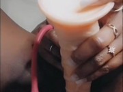 My Rose Toy Make My Black Pussy Wet  14/16