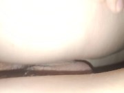 From behind creampie pussy close up 6/16