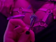 over the panties spur teasing, binding, whipping, and knife play sleepover 13/16