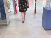 Teased in the fitting room with a blowjob-she wanted a dick in her mouth 3/16