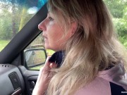 Busty blonde wife sucks then fucks her husband outdoors 2/16