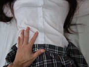 【個人撮影】美脚♡ノーパンパンストがエロすぎるｗ破いて生ハメSEX♡ 11/16