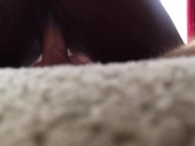 Sexy Black Ass ride White Dick on Couch 9/16