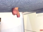 Mistress shaves her slave's balls on the milking board EasyCBTGirl 16/16