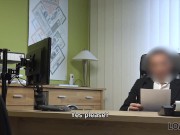 LOAN4K. Lucky bank worker fucks the sexy clients ass till she orgasms 2/16