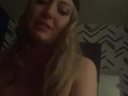 Real amateur girlfriends ex joins for mfm threesome. Hot blonde slut DP POV upside down throat fuck 16/16