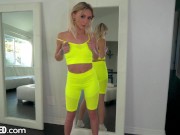 Teen Blonde Gets A Huge Dick To The Throat 1/16