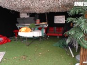 AMATEUREURO - German Housewife Danny Bubbles Seduces Muscular Guy Into Outdoor Fuck 1/16