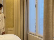 Street Student Prostitute Gives Her College Degree In a Hotel Room.Creampie and Soppy BJ. 3/16