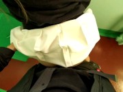 Fucking my friend's girl in the entrance 7/16