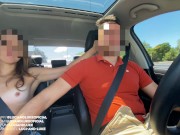 I love to always go like this in the car - Luci and Luke 2/16