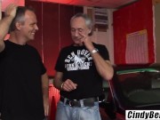 Naughty moms Cindy Behr swing together in foursome sex 2/16