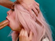 Fucked my mouth hard and rough - I swallowed every drop of cum 12/16