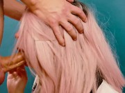 Fucked my mouth hard and rough - I swallowed every drop of cum 14/16