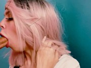 Fucked my mouth hard and rough - I swallowed every drop of cum 3/16