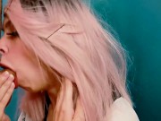 Fucked my mouth hard and rough - I swallowed every drop of cum 8/16