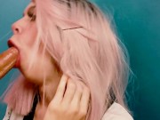 Fucked my mouth hard and rough - I swallowed every drop of cum 9/16