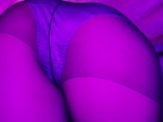 【おてつだい】大至急黒タイツ女子に脚でヌいてもらいたい人向け♥ - pantyhose foot job by japanese cute girl♥ 5/16