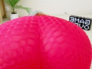 JOI From Personal Trainer With Puffy Pussy Lips Goes Into A Hot Downward Doggy Pose! 6/16
