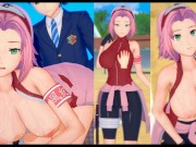 【エロゲーコイカツ！】Naruto(ナルト疾風伝) 春野サクラ3DCG巨乳アニメ動画[Hentai Game Koikatsu! Sakura Haruno(Anime 3DCG Video)]