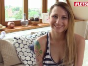 QUESTFORORGASM - Big Tits Inked Girl Christie Starr Cums On Her Toys - LETSDOEIT 1/16