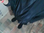 Muslim Sri Lankan girl first time filming her pee in toilet  5/16