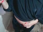 Muslim Sri Lankan girl first time filming her pee in toilet  6/16