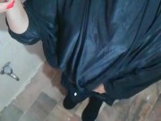 Muslim Sri Lankan girl first time filming her pee in toilet  7/16