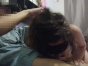 Deep throat cumshot (Cuckold wife) 9/16