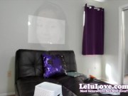 Webcam babe yoga stretching & blowjob CFNM during yoga workout then behind the scenes photoshoot in lingerie - Lelu Love 13/16