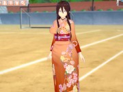 【エロゲーコイカツ！】Naruto,Boruto(ナルト,ボルト) 日向ハナビ3DCG巨乳アニメ動画[Hentai Game Koikatsu! Hanabi Hyūga(Anime 3DCG 1/16