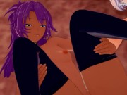 Pyra gives blindfold Mythra a hand in rimming guys and a petite brown semen demon 12/16