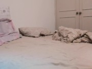 Sports babe humping my pillow thinking about the gym guys 3/16