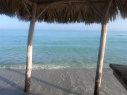 Nadando en el océano Atlántico en Cuba 2 1/16