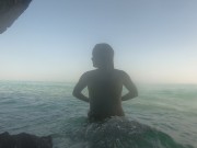 Nadando en el océano Atlántico en Cuba 2 13/16