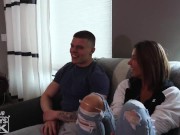 Sexy Little Spinner Gives Porn Newbie Look The Best Pussy He's Ever Had! 10/16