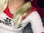 REAL LIFE Harley Quinn FUCKS herself with FAT dildo and CUMS 1/16