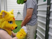 Outdoor Kitty Blowjob 2/16