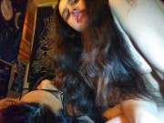 Mega Hirsute Hairy Pussy Bush Vulva FACESITTING Camgirl Can show Model Test Tryout Sitting on Face 1/16