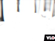 Petite Blonde Chloe Cherry BTS Interview Before Getting Fucked 13/16