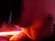 穿着网袜 根本就把持不住，好喜欢后入的感觉 8/16