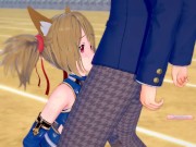 【エロゲーコイカツ！】ソードアートオンライン(SAO) 綾野珪子(シリカ)3DCG巨乳アニメ動画[Hentai Game Koikatsu! Ayano Keiko(Anime 3DCG Video) 7/16